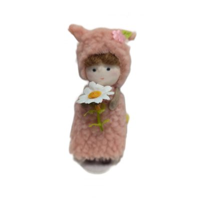 Bundás kislány álló 12cm több színben