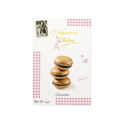 Macaron Pauline Csokis 6db 72g
