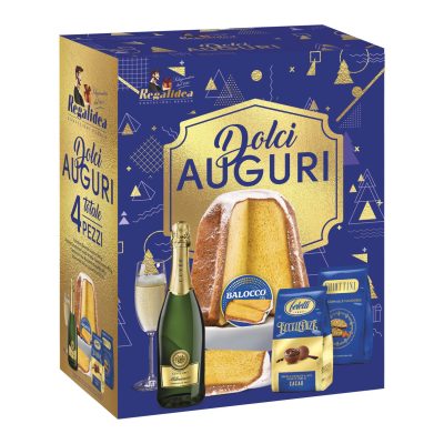 Dolci ajándékcsomag kék habzóbor 1980g