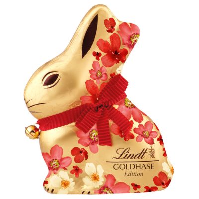 Lindt nyúl tejcsokoládé virág mintával 100g