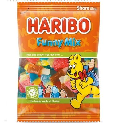 Haribo funny mix gumicukor 185g