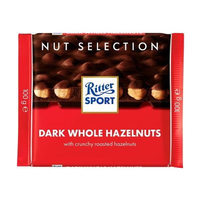 Ritter sport étcsokoládé egész mogyoróval (25%)