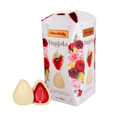 Chocolady Fragola fehércsokoládé 120g