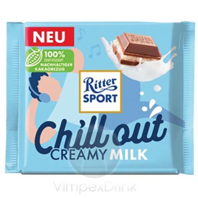 Ritter Sport tejcsokoládé krémes töltelékkel 100g
