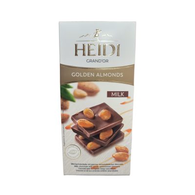 Heidi tejcsokoládé karamellizált egész mandulával 100g