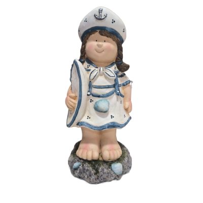 Decorand matróz lány kerámia 19x18x41cm