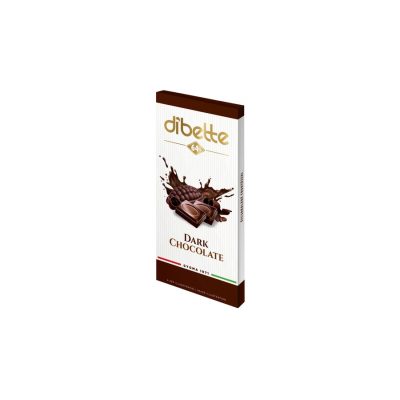 Diabette étcsokoládé fruktózzal 80g