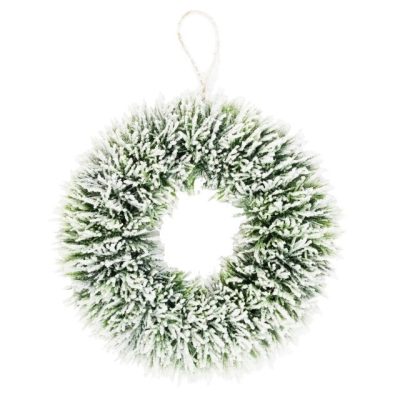 Koszorú havas akasztós 36x36x7cm