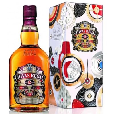 Chivas regal whiskey 12 év fémdoboz 0,7l