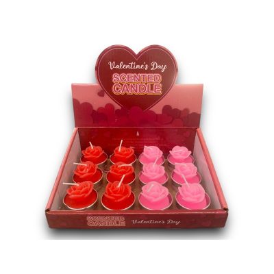 Gyertya rózsa formájú 3,5x3,5x3,5cm