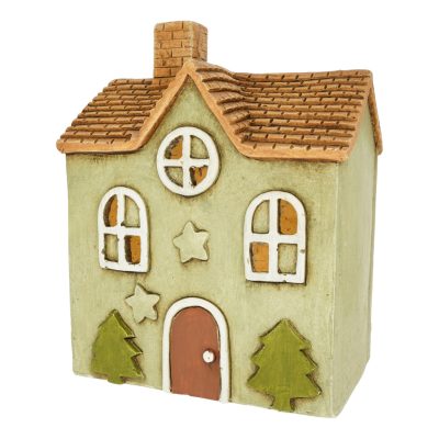 Ház magnézia kerámia 22x15x28cm