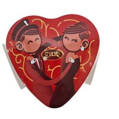 Dulciar tejcsokoládé szívek Fémdoboz 70g