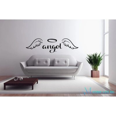 Angyal felirat matrica