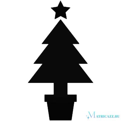 Otthoni Karácsonyfa matrica 