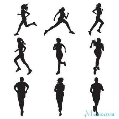 Futó szett matrica (30 cm)