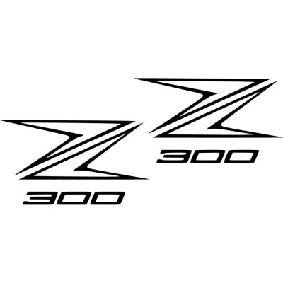 Kawasaki Z300 matrica szett