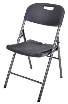 Rojaplast Catering műanyag összecsukható vendéglátó, kemping szék - fekete