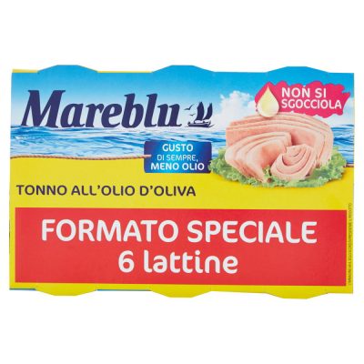 Mareblu tonhal olivaolajban, 6x60 g