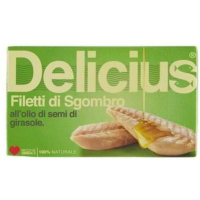 Delicius makréla filé napraforgó olajban