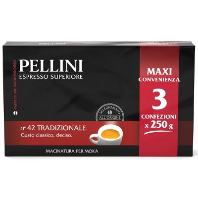 Pellini N.42 kávé, 3x250g