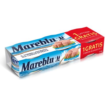 Mareblu tonhal natúr lében, 3x80g