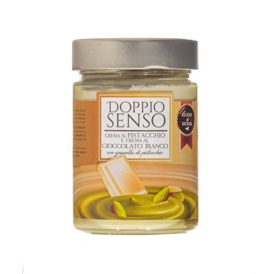 Doppio Senso fehér csokoládés pisztáciás krém, 330g