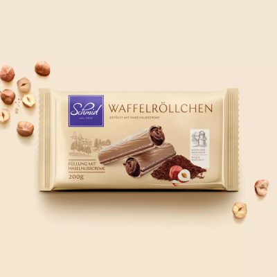 Schmid Wafer mogyorós Roll, 200g