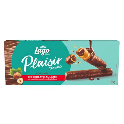 Lago Plaisir csokoládés roll, 100g