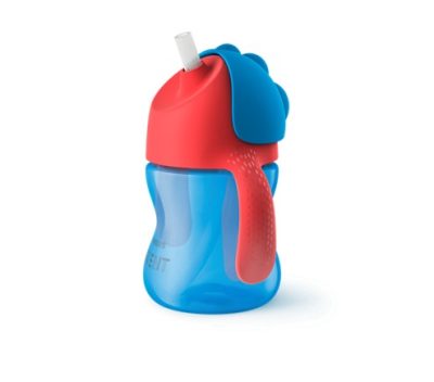 Philips Avent Itatópohár rugalmas szívószállal 200ml fiús