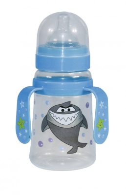 Lorelli Széles nyakú cumisüveg fogantyúval 250ml (több színben)