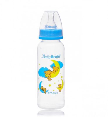 1 db Baby Bruin PP cumisüveg 240 ml + Ajándék - kék