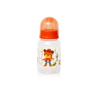 Baby Care állatkás cumisüveg - 125ml - narancs