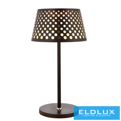ELDLUX HONEY asztali lámpa fekete LED 12W