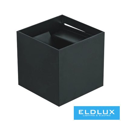 UNIVERSO fali lámpa LED 12w 1000lm 6500k IP55 100×100×100mm fekete