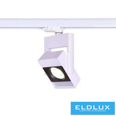 UNIVERSO Egyfázisú sínhez lámpa 30w 2700lm 3000k Ra≥90 24° fehér