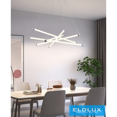 UNIVERSO Függeszték 55w 4400lm 4000k IP20 Fehér 820x1100mm