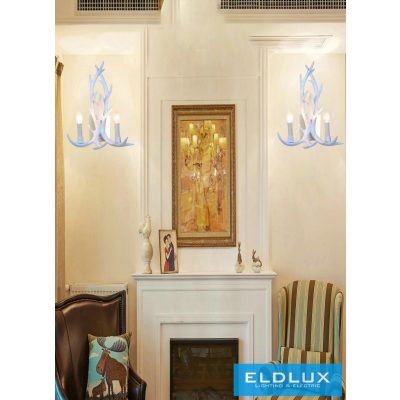 UNIVERSO Fali lámpa 2 karos 2xE14 Max.40W D34x48.5cm fehér