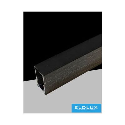 UNIVERSO Mágneses falon kívüli sínrendszer DC:48V Max.16A IP20 Fekete 2000x51x26mm