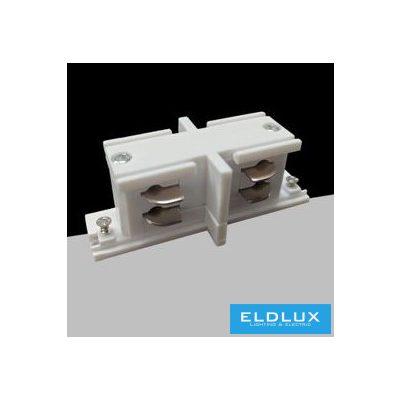 UNIVERSO Háromfázisú sínhez toldóelem fehér 75x26x31mm