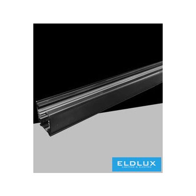 UNIVERSO Háromfázisú sín fekete 1980x30x33mm