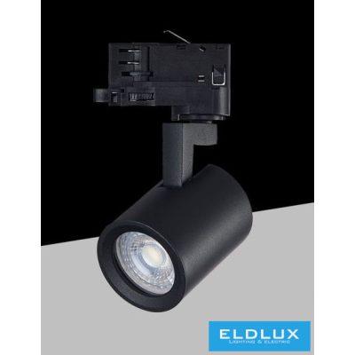 UNIVERSO Háromfázisú sínes spotlámpa 1xGU10 Max.35w IP20 Fekete 5év
