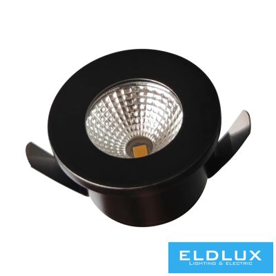 UNIVERSO mini spot lámpatest 1w 4000k 100lm 30° IP20 ∅32×22mm fekete