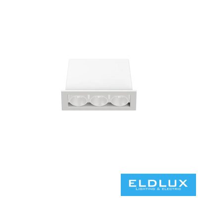 UNIVERSO süllyesztett spot lámpa 6W 401lm 3000k 24° IP20 69x31mm fehér