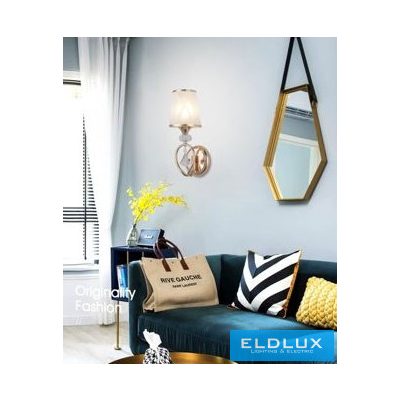 UNIVERSO Fali lámpa 1-karos 1xE27 Max.60W D120x350mm IP20 Arany