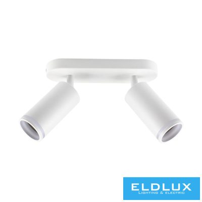 UNIVERSO Spot lámpatest 2xGU10 Max.35w IP20 D55x110x220mm Fehér