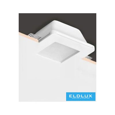 UNIVERSO Gipsz süllyesztett spot lámpatest 1xGU10 Max.35w 120x120x60mm IP20 fehér