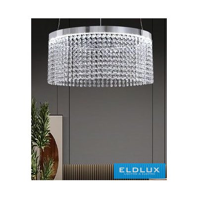 UNIVERSO Kristály üveg csillár 35w 2800lm 8000k 220° IP20 Króm D500x1200mm