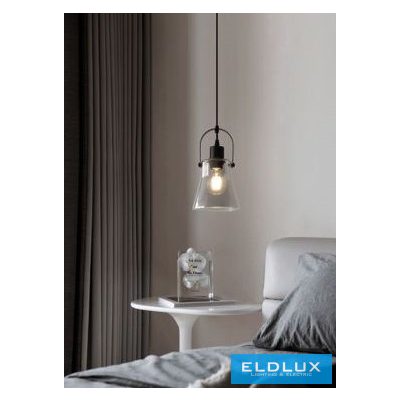 UNIVERSO Függeszték 1xE27 Max.60w IP20 Fekete D140x250x1200mm