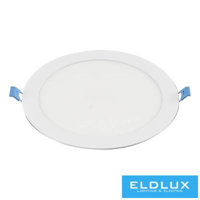UNIVERSO Kör alakú süllyesztett LED panel 24w 2400lm CCT/kap. 120° IP20 Fehér D296mm kivágás:D281mm 3év
