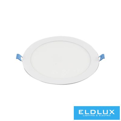 UNIVERSO Kör alakú süllyesztett LED panel 18w 1800lm CCT/kap. 120° IP20 Fehér D221mm kivágás:D206mm 3év